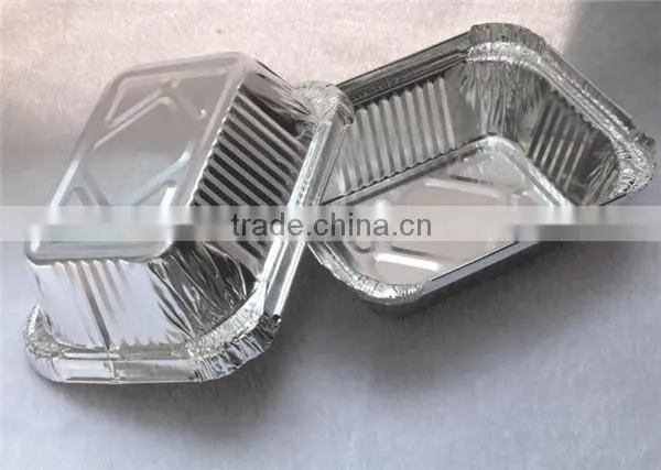 Small Rectangle Aluminium Foil Food Container Price photo-2