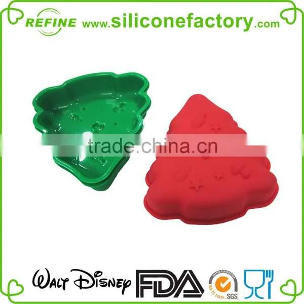Christmas Gifts-Heat Resistent Silicone Tree Shaped Cake Mold photo-4
