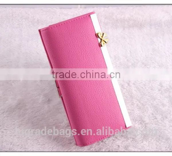 Fashion Cheap Leather Plain Wallet