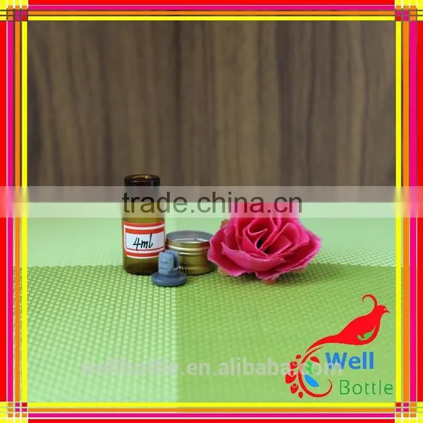 Brown Glass Chemical Bottles for Penicillin Bottle With Rubber Stopper for Pill Bottle With Flip Top Cap photo-3