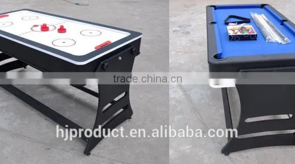 8' High Quality 2 in 1 Table Games Table With Factory Promotion. Air Hockey Table, Pool Table. photo-2