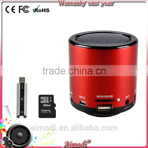 2015 Top Quality Mirror Surface FM Function Portable Speaker photo-5