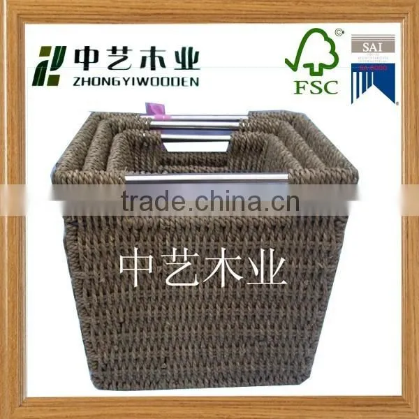 2015 China Suppliers Customized FSC Adorable and Useful Wicker Picnic Basket Wholesale photo-5