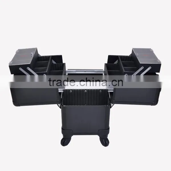 Professional Aluminium Makeup Trolley Beauty Case photo-3