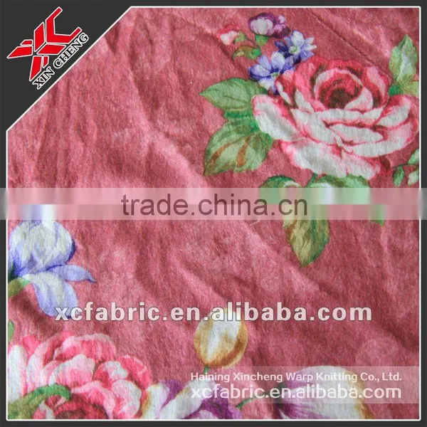100% Polyester Velboa Fabric/super Soft Fabric for Textiles