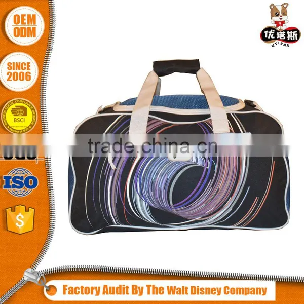 Unique Design Quick Lead Oem Logo Small Maroon Sports Retro Duffle Bag