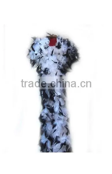 Deluxe Costume Accessory Feather Boa With Dyed Tips photo-2