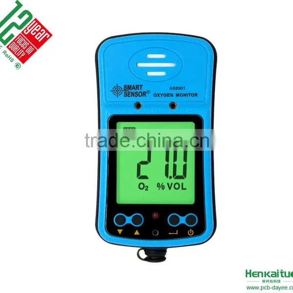 Gas Detector Portable AS9801 Oxygen Monitor O2 Analyzer With Alarm photo-2