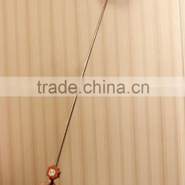 2015 Most Popular Fashionable Portable Aluminum Alloy Cartoon Selfie Stick With Cable photo-4