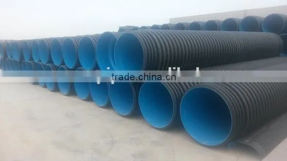 DN500 SN8 Water Sewage Corrugated PE Pipe photo-3