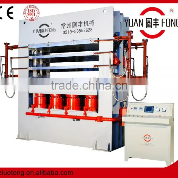 Melamine or Veneer Faced MDF / HDF Board Door Skin Hot Press