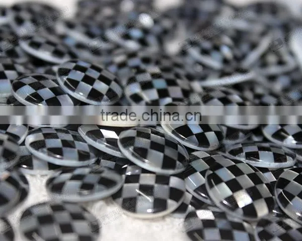 Hot Sale!Checkerboard Mosaics Cabochons for Cufflinks,buttons photo-3