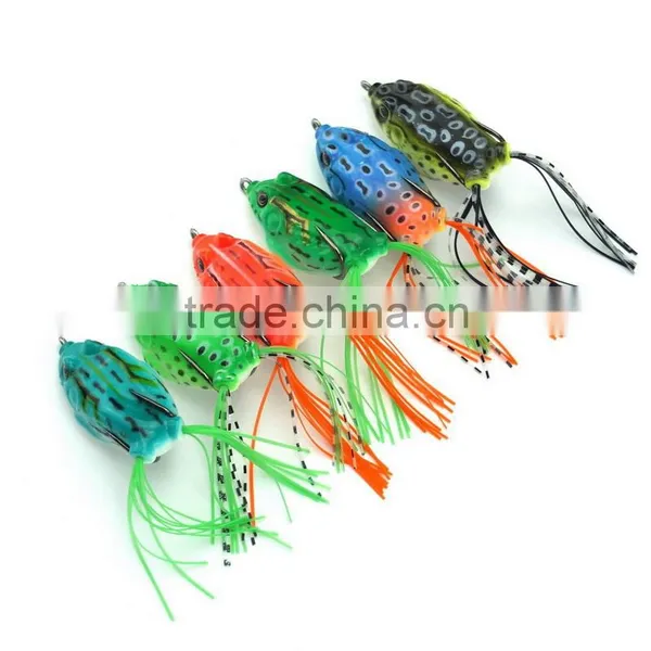 6pcs Fishing Lure 5.5CM 12.5G Topwater Wobblers Soft Artificial Bait photo-3