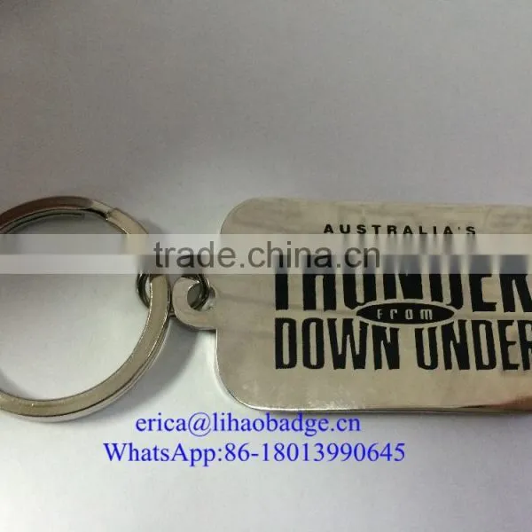 Promotional Gifts Your Own Logo Zinc Alloy Metal Key Chain With Crystal photo-2