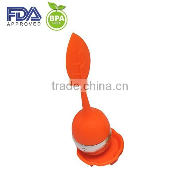 Silicone Tea Bag Infuser, Tea Infusers Strainer Loose Herbal Tea Leaf Filter photo-4