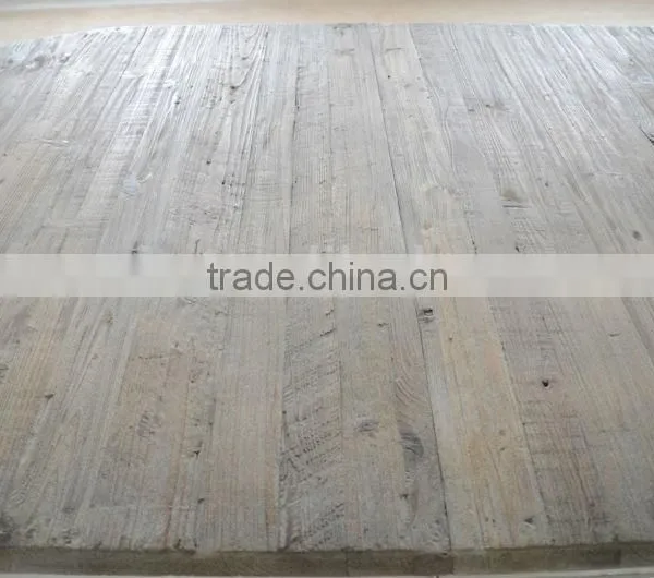 Europe and Antique Recycle Wood Dining Table photo-6