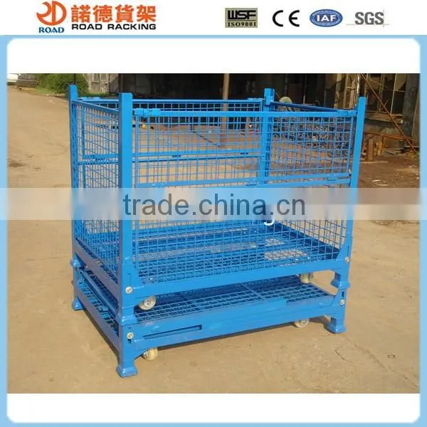 Stackable and Foldable Metal Box Pallet for Producing Deparment photo-3