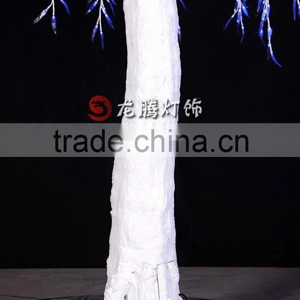 3.5m White Outdoor Artificial Led Weeping Willow Tree photo-3