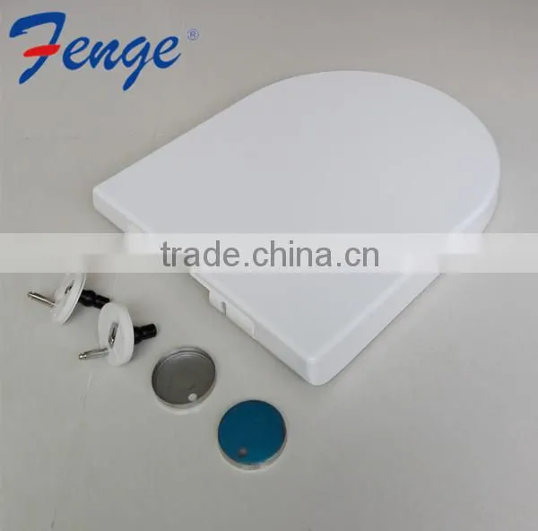 Smiley D Square , Duroplast Urea Toilet Seat, Easy Installation, Fast Clip, Soft Close and Stainless Steel Hinge photo-2