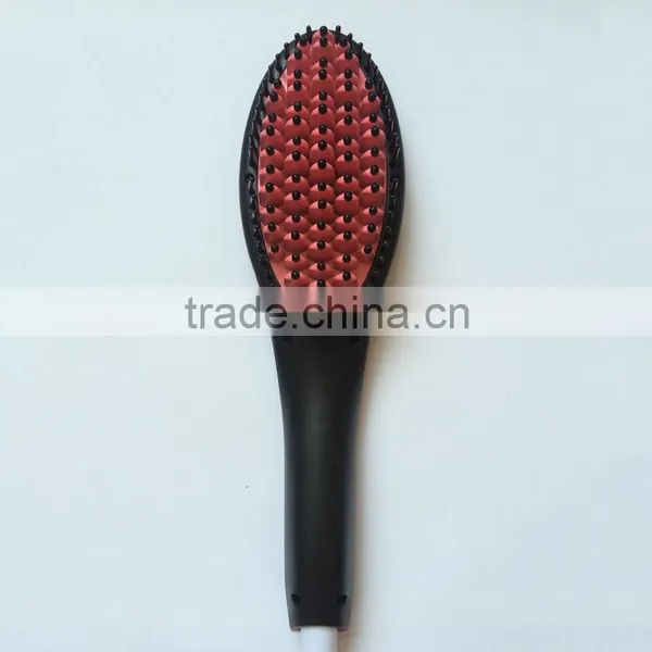 Electric 3D Ceramic PTC Hair Straightener Brush photo-4