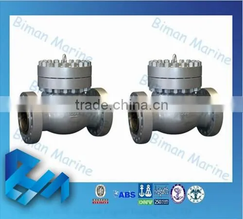 Marine Stainless Steel ABS Approved Swing Check Valve