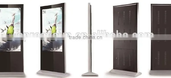 Smart Floor Stand HD 55 Inch Advertising Split Screen Video Player Digital Signage photo-2