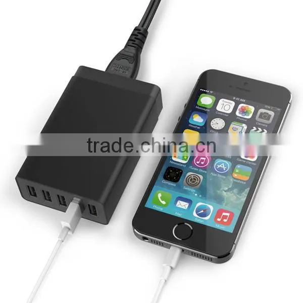 Fast Charging Universal 5 Ports USB Plug Charger photo-2