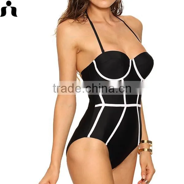 Fashion Designer 2017 Sexy Girl One- Piece Swimwear photo-3