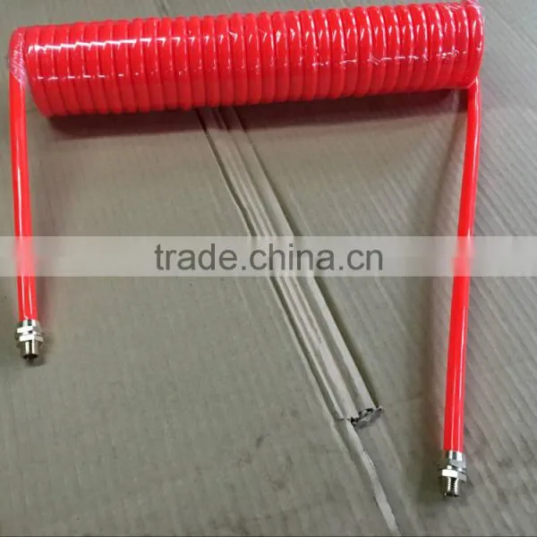 PU Coil Hose With Quick Connectors(12*8mm), Pneumatic Valve