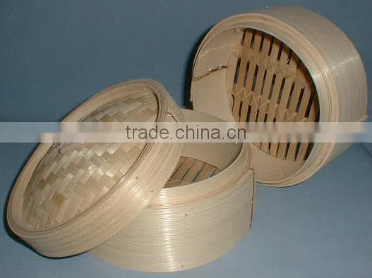 Natural Mountain Bamboo Steamer With Lid