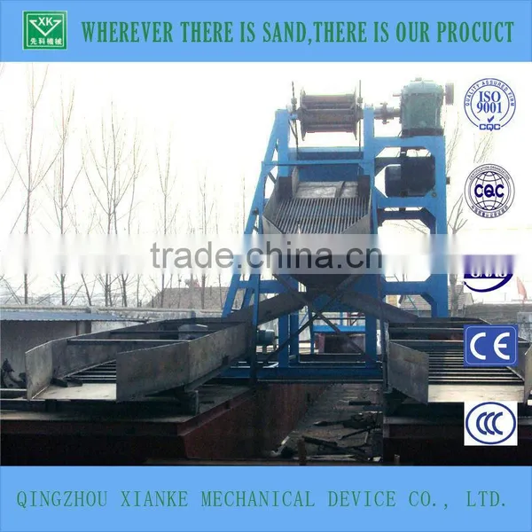 100cbm/h Gold Washing Bucket Chain Panning Dredgers/boat Sale photo-4