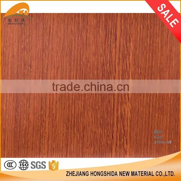 Furniture Wood Grain PVC Rigid Film/ PVC Wood Grain Decorative Vinyl Film photo-2