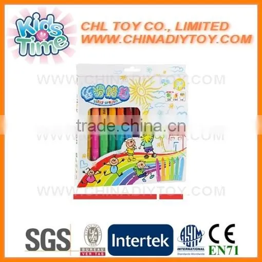 Recyclable Colorful Gel Crayon, Promotional Easily Clean up Non Toxic Silky Crayon, Wholesale Twisted Washable Crayon photo-3
