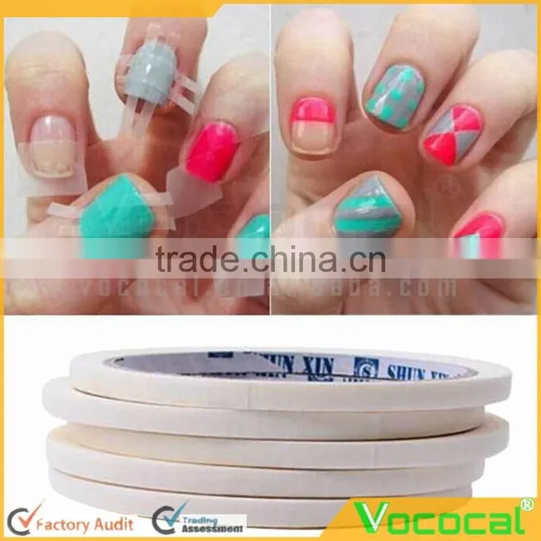 5 Rolls Nail Art French Manicure Stripe Striping Edge Guide Sticker Tape Line Decoration Tool photo-4