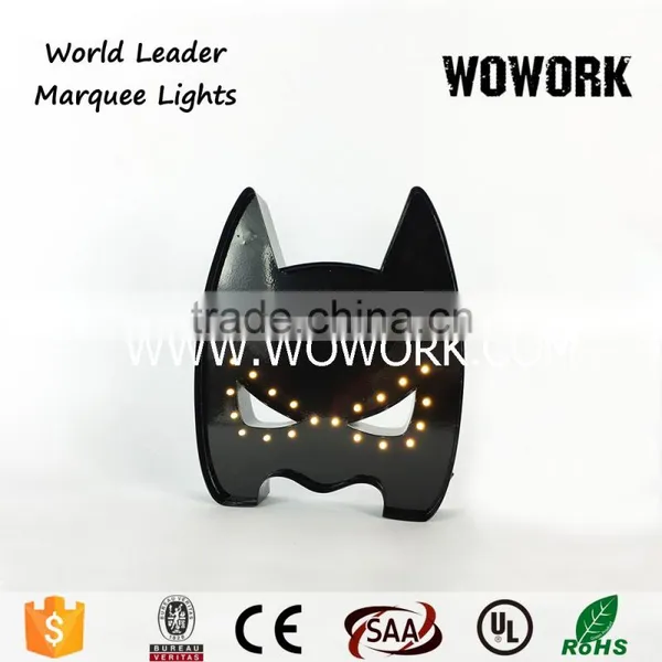 Batman Logo Marquee Light for Kids Room Decoration photo-5