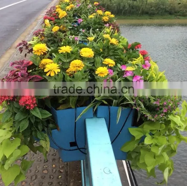 Durable Plastic Hanging Planter Vertical Planters Stackable Planters photo-3