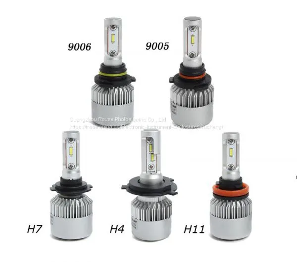 2017 New Arrival Car LED Headlight 9005 9006 C6 COB 36W 6400lm/set(3200lm/bulb) For Harley LED Headlight photo-2