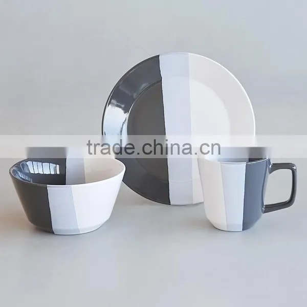Cheap Stock New Design Ceramic Dinner Set photo-3