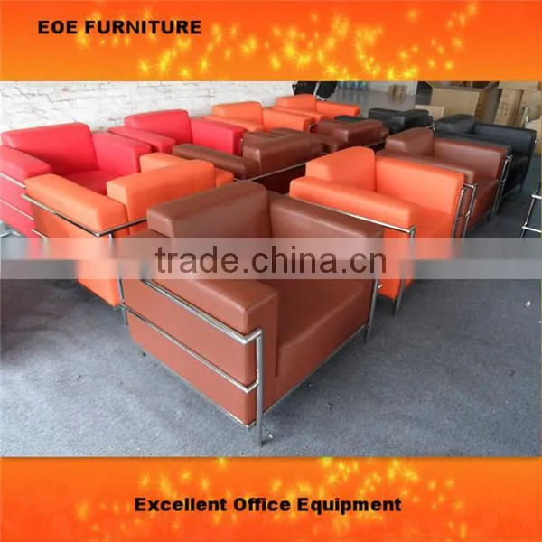 EOE Office Hotel Sofa Living Room Leather Sofa photo-3