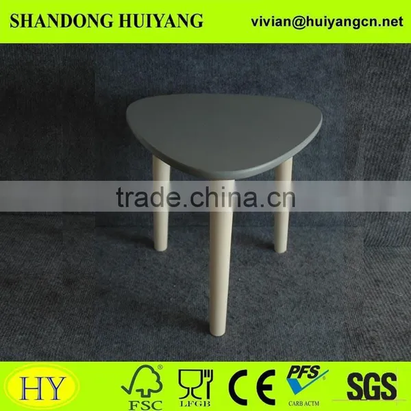 FSC Triangle Wood Furniture Folding Coffee Table Tea Table photo-3