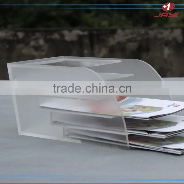 Wholesale Custom Clear Acrylic Magazine Organizer/Document Shelf photo-4