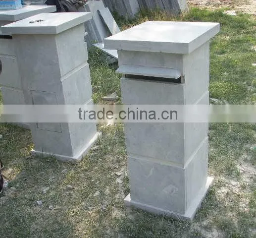 Outdoor Decoration Cheap Antique Granite Stone Mailbox Wholesale photo-2
