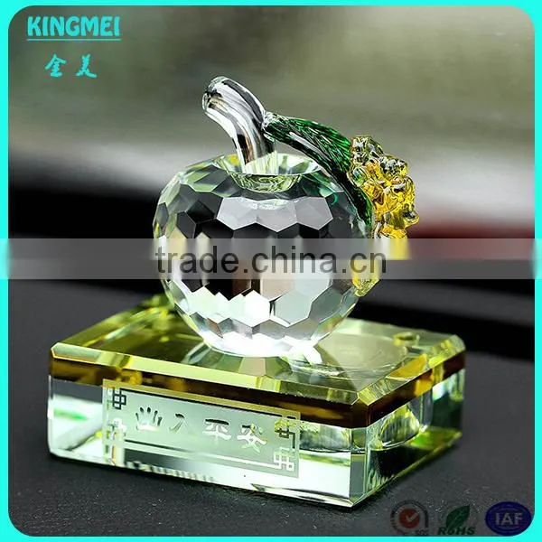 Coffee Old Car Crystal Glass Train Head Model For Office Table Decorations photo-3