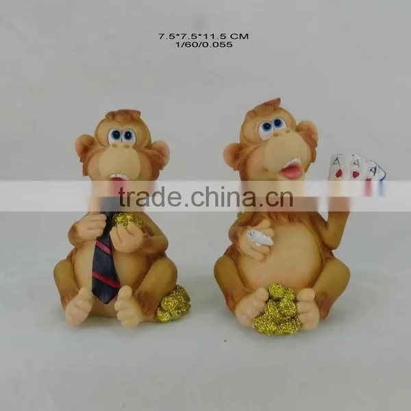 Resin Monkey Figurine for New Year photo-2