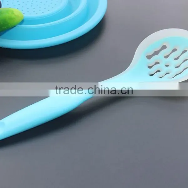 CK-3124 High Quality Non-stick 6pcs Gadget Silicone Kitchen Cooking Tools Set Nylon Kitchen Utensil Set With PP Handle photo-2