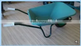 150KG Loading Europe Plastic Bucket Tray Garden Tools Wheelbarrow WB6424S photo-2