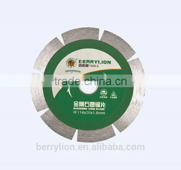 Berrylion 114mm Economical Diamond Saw Blade for Instruction Dry Diamond Saw Blade photo-2