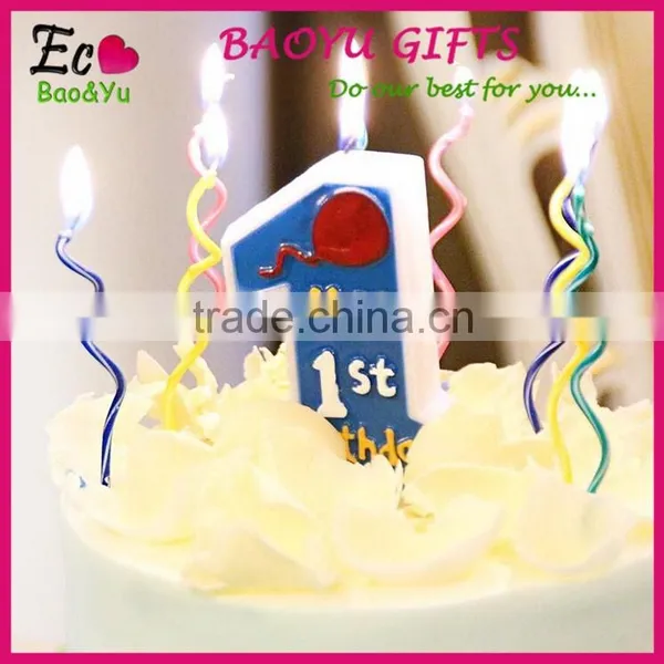 2015 Factory Wholesale Birthday Candles Birthday Cake Candles Spiral Candles photo-3