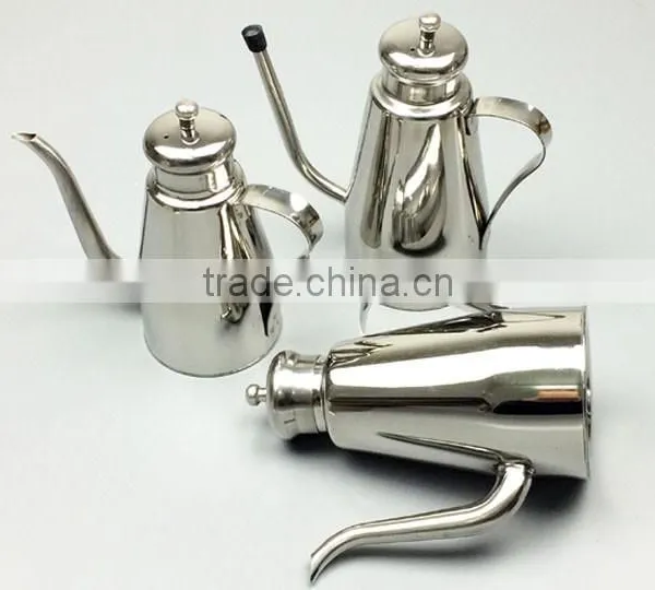 250ml Kitchen Utensil Stainless Steel Oil Pot Oil Container Creative Europe Type Oil Can photo-3