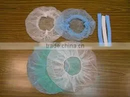 Disposable Bouffant Head Cap/ Hair Covers 24" photo-6